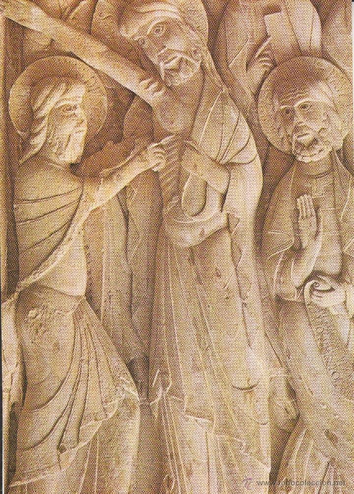 Postales: N&ordm; 19571  L&Aacute;MINA CEDIPSA ARTE ROMANICO RELIEVE DEL CLAUSTRO DE SANTO DOMINDO DE SILOS