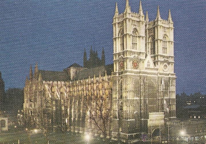 Postkarten: N&ordm; 19576 L&Aacute;MINA CEDIPSA ARTE GOTICO ABADIA DE WESTMINSTER