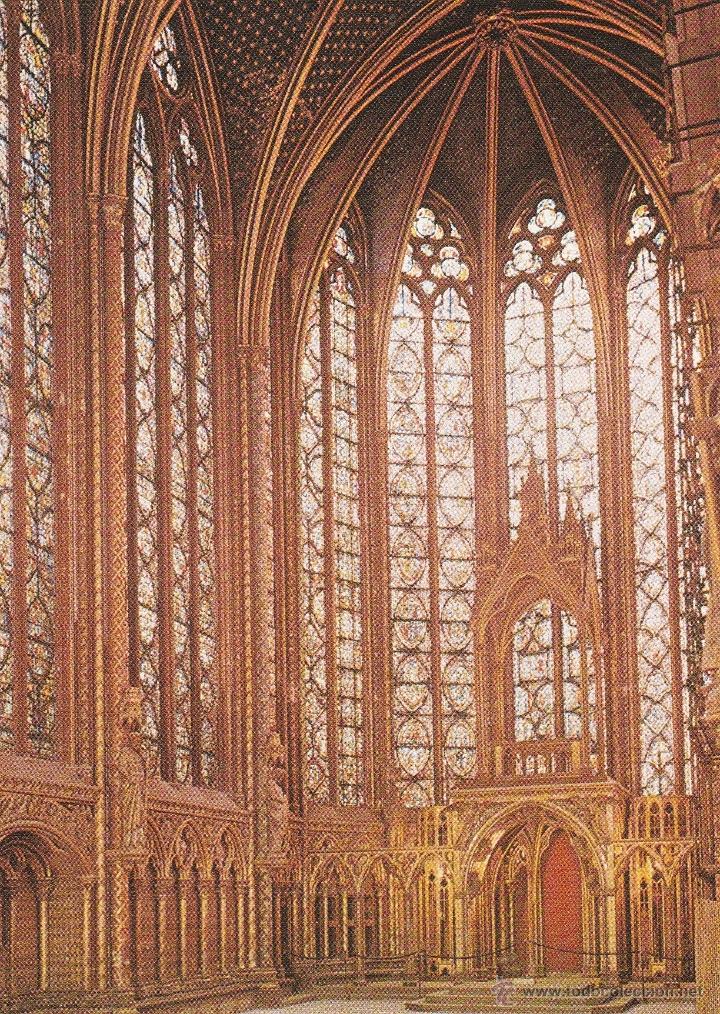 Postkarten: N&ordm; 19579 L&Aacute;MINA CEDIPSA ARTE GOTICO LA SAINT CHAPELLE PARIS