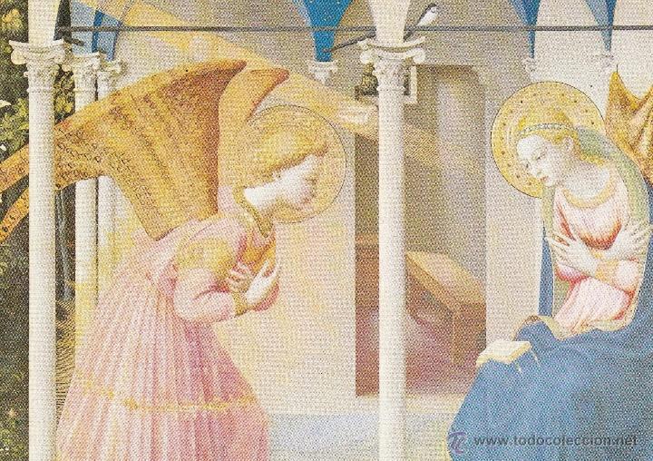 Postales: N&ordm; 19582 L&Aacute;MINA CEDIPSA ARTE GOTICO TABLA DE LA ANUNCIACION MUSEO DEL PRADO