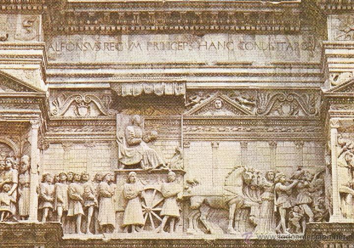 Postales: N&ordm; 19585 L&Aacute;MINA CEDIPSA ARTE RENACIMIENTO ARCO DE TRIUNFO EN LA PUERTA DEL CASTELNUOVO NAPOLES