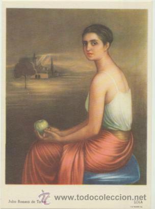 Postales: Julio Romero de Torres.  Lola. - Foto 1