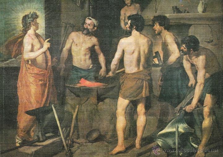 Postales: N&ordm; 19632 L&Aacute;MINA CEDIPSA COLECCION ESCUELA ESPA&Ntilde;OLA VELAZQUEZ LA FRAGUA DE VULCANO