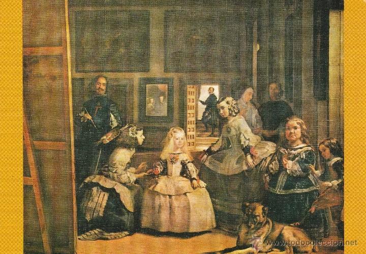 Postales: N&ordm; 19625 L&Aacute;MINA CEDIPSA COLECCION ESCUELA ESPA&Ntilde;OLA VELAZQUEZ LAS MENINAS