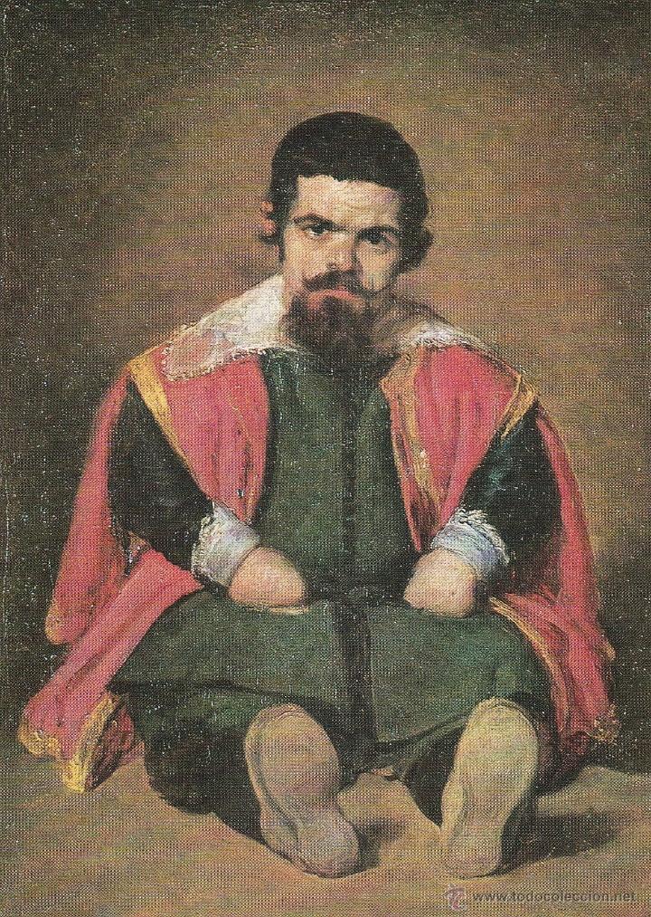 Postales: N&ordm; 21480 POSTAL MUSEO DEL PRADO VELAZQUEZ EL BUFON - Foto 1