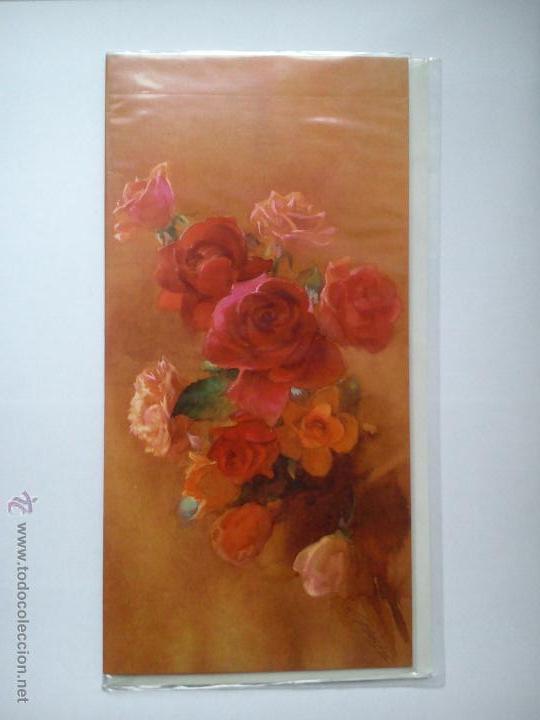 Postales: Postal Flores Buquets ilustra Graus - Foto 1