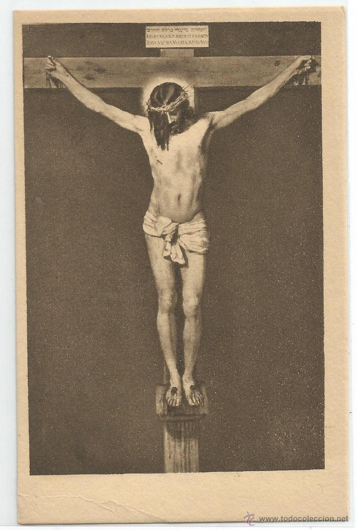 Postales: MUSEO DEL PRADO .- NUESTRO SE&Ntilde;OR CRUCIFICADO .- VELAZQUEZ .- EDICION HAE