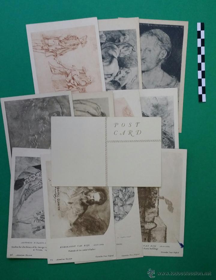 Postales: lote de 12 postales de obras del Ashmolean Museum de Oxford. - Foto 1