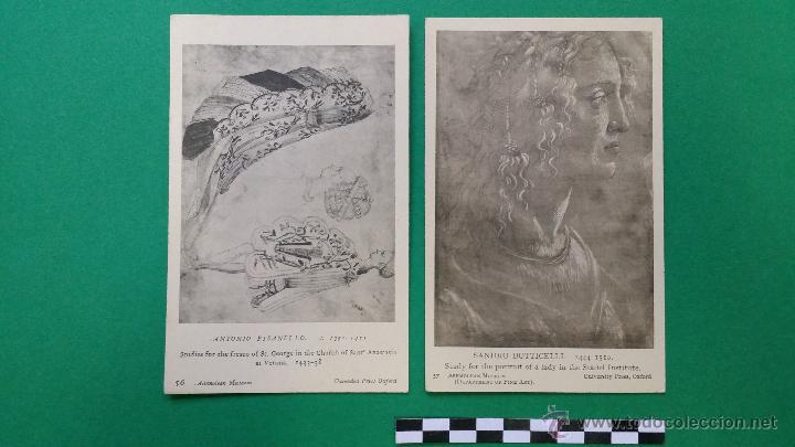 Postales: lote de 12 postales de obras del Ashmolean Museum de Oxford. - Foto 8