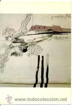 Postcards: 72-arte86. Postal Pintura. Antropofauna. Millares