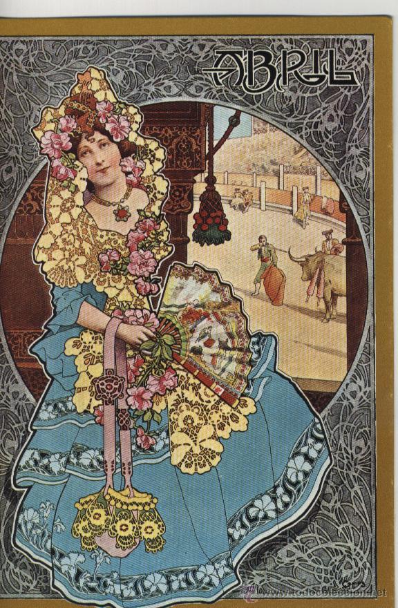 Postais: Postal : serie modernista n&ordm; 4 ABRIL