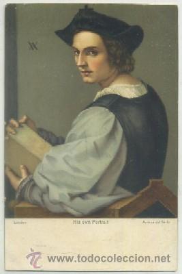 Postkarten: POSTAL DE ARTE. HIS OWN PORTRAIT. ANDREA DEL SARTO   P-ARTE-422