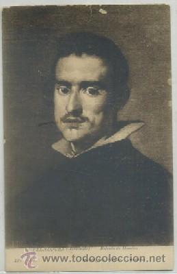 Postales: POSTAL DE ARTE. RETRATO DE HOMBRE. VELAZQUEZ N&ordm; 210   P-ARTE-437