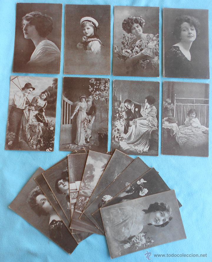 Postcards: 16 Postales Obsequio Chocolate Amatller. Serie 15. Patente: 56.591