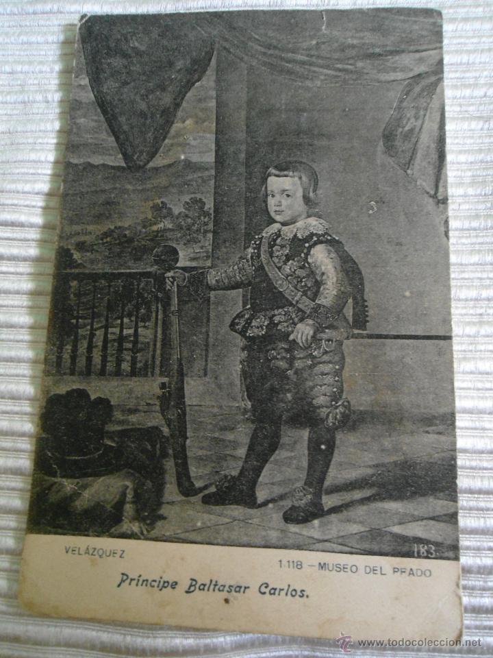 Postales: ANTIGUA POSTAL MUSEO DEL PRADO - PRINCIPE BALTASAR CARLOS - VELAZQUEZ - FOT LACOSTE