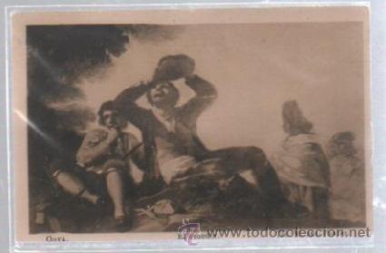 Postales: TARJETA POSTAL. GOYA. EL BEBEDOR. 772. - Foto 1