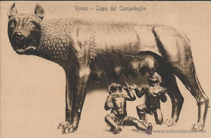 Postales: POSTAL. ROMA - LUPA DEL CAMPIDOGLIO. - Foto 1
