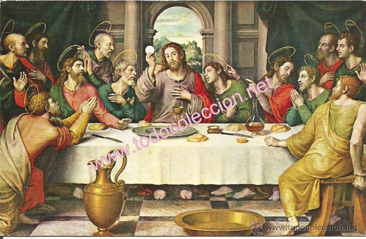 Postales: JUAN DE JUANES - LA &Uacute;LTIMA CENA (1523-1579) MUSEO DEL PRADO (POSTAL SIN CIRCULAR)