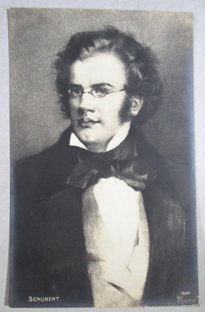 Postales: POSTAL FRANZ SCHUBERT , M&Uacute;SICO , COMPOSITOR - Foto 1