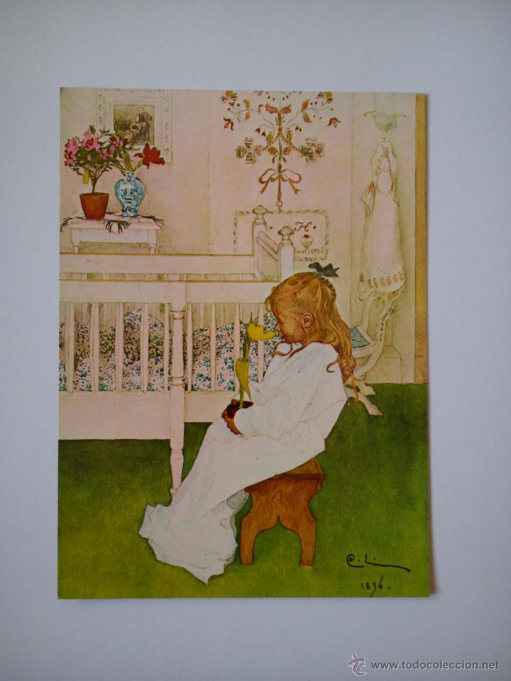 Postales: Postal Carl Larsson. 1975 - Foto 1