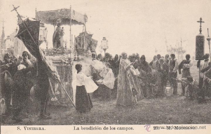 Postales: N&ordm; 11833 POSTAL S VINIEGRA LA BENDICION DE LOS CAMPOS