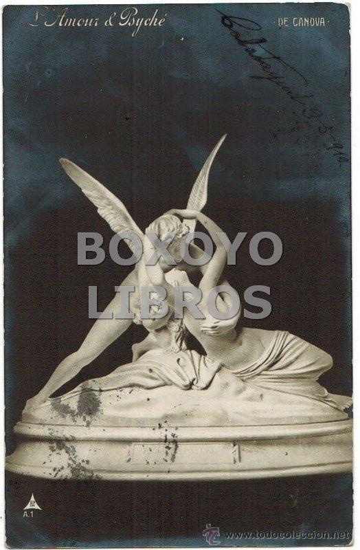 Postales: Tarjeta postal. L'Amour & Psych&eacute; (de Canova)