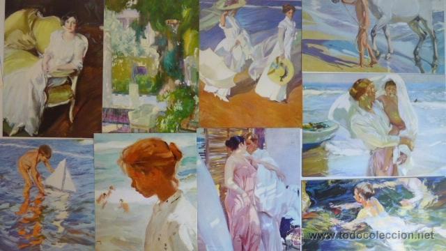 Postales: Lote de 9 postales. Joaquin Sorolla. Museo Sorolla. - Foto 2