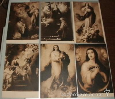 Postales: POSTAL DE ARTE. COLECCI&Oacute;N DE 18 POSTALES DE MURILLO. MUSEO DEL PRADO. P-ARTE-493