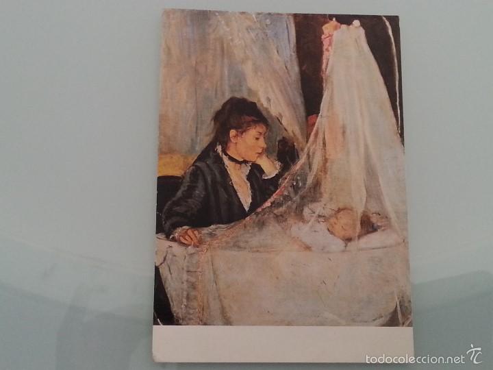 Postais: ANTIGUA POSTAL PINTURA BERTHE MORISOT LE BERCEAU MUSEO JEU DE PAUME ED. MUSEES NATIONAUX A&Ntilde;OS 70