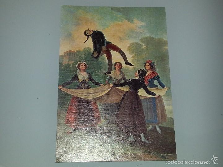 Postales: ANTIGUA POSTAL PINTURA N&ordm; 9 GOYA EL PELELE MUSEO DEL PRADO GARCIA GARRABELLA Y CIA A&Ntilde;OS 60