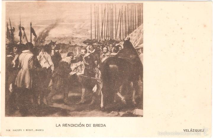Postales: VEL&Aacute;ZQUEZ LA RENDICI&Oacute;N DE BREDA 506 HAUSER Y MENET