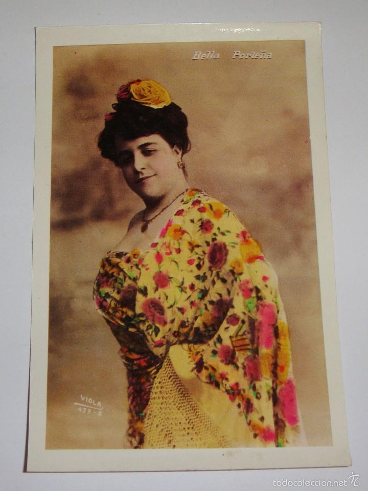 Postales: POSTAL ART NOUVEAU. Bella Porte&ntilde;a.