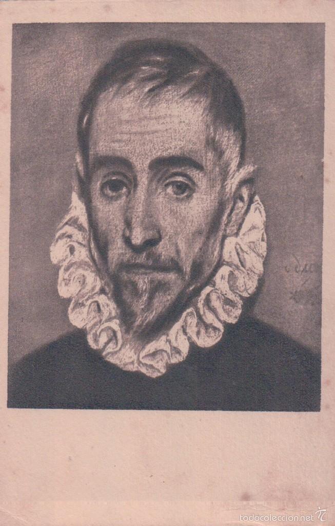 Postales: POSTAL GRECO.- RETRATO DE HOMBRE. MUSEO DEL PRADO,805. HAE