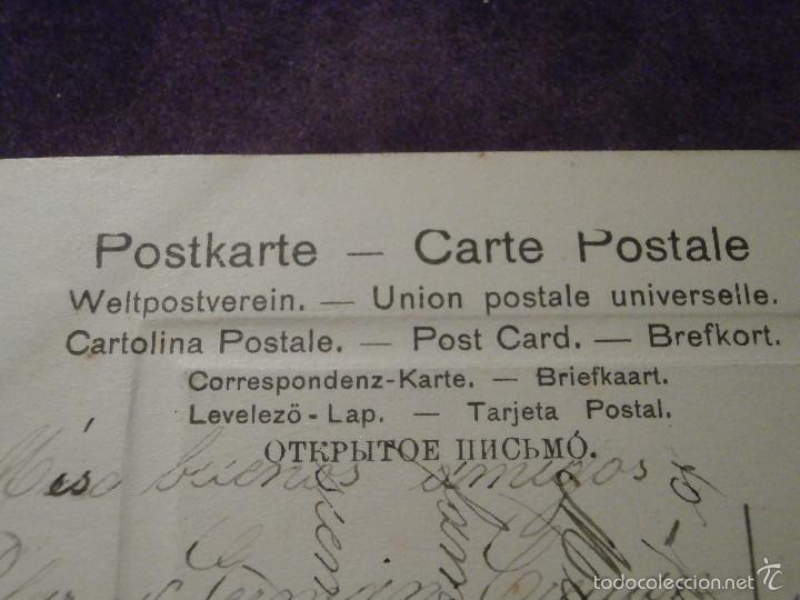 Postales: MUY ANTIGUA POSTAL - SIN DETERMINAR EDITOR - ESCRITA EN 1909 - Foto 2