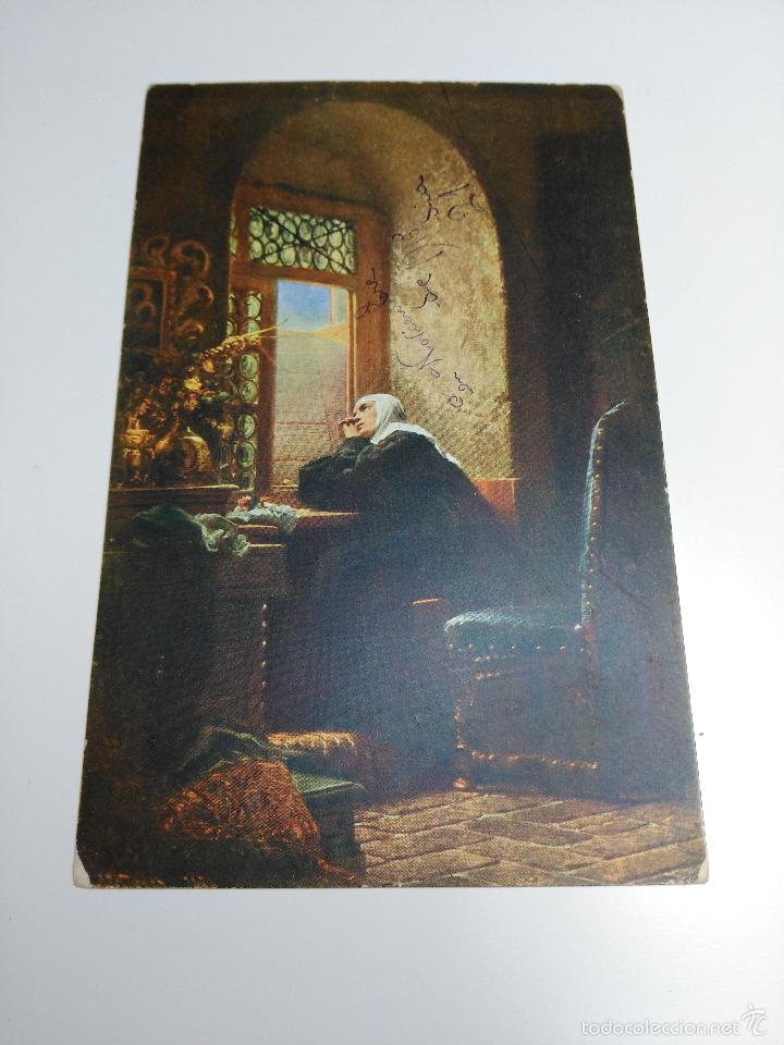 Cartes Postales: POSTAL REPRODUCCION DEL CUADRO DE Gustav Adolf Kuntz. AUSTRIA. 1920. ESCRITA. POEMA
