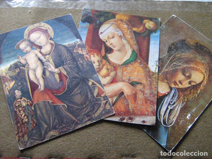 Postales: 3 POSTALES DE ARTE RELIGIOSO CON IMAGENES DE LA VIRGEN Y EL NI&Ntilde;O JESUS