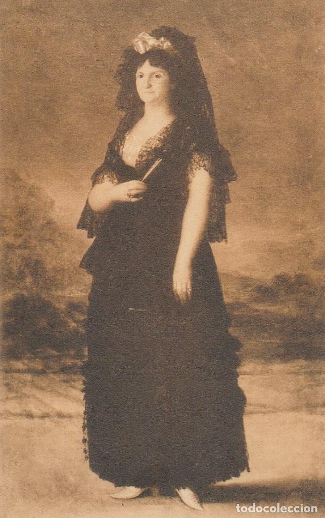 Postales: N&ordm; 28870 POSTAL CUADRO LA REINA MARIA LUISA GOYA MUSEO DEL PRADO 728