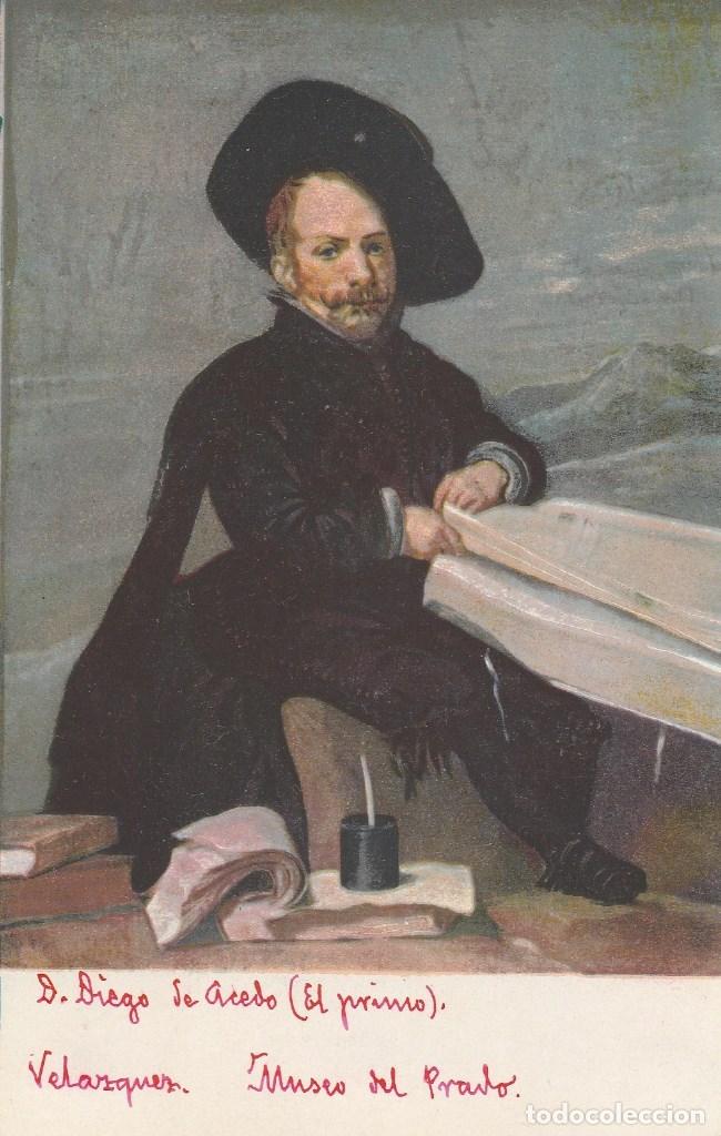 Postales: N&ordm; 28873 POSTAL CUADRO DON DIEGO DE ACEDO EL PRIMO VELAZQUEZ MUSEO DEL PRADO 1201