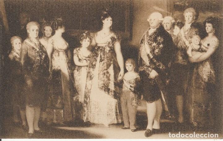 Postales: N&ordm; 28876 POSTAL CUADRO LA FAMILIA DE CARLOS IV GOYA MUSEO DEL PRADO 726