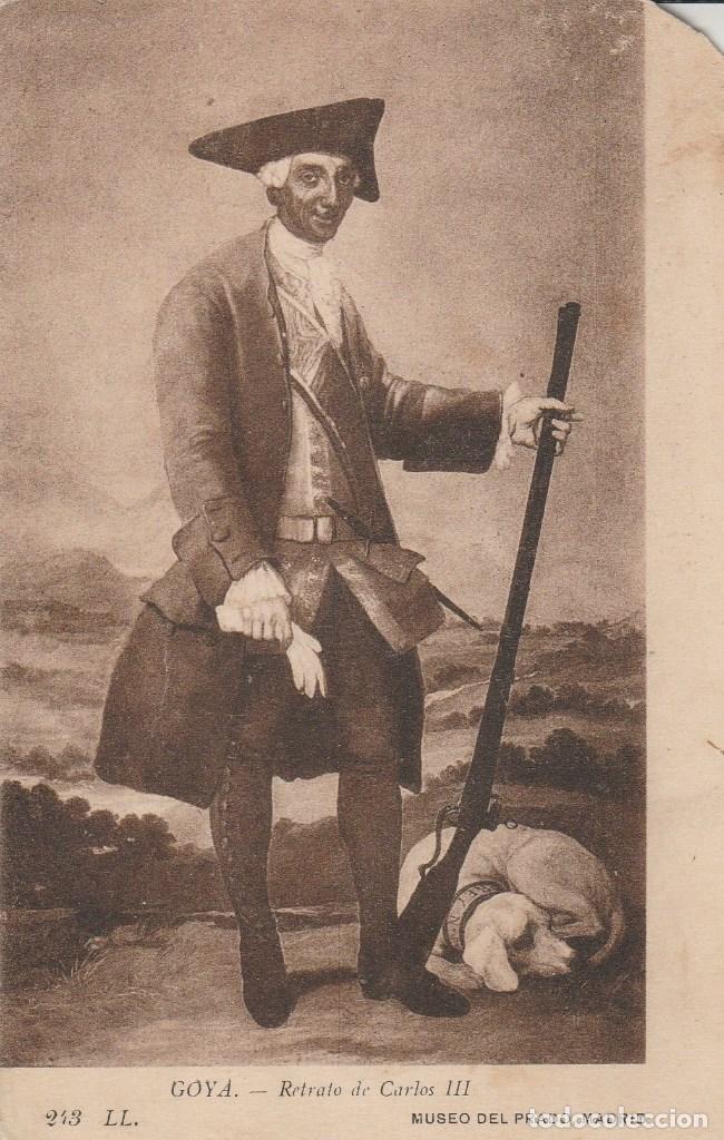 Postales: N&ordm; 28886 POSTAL CUADRO RETRATO DE CARLOS III GOYA MUSEO DEL PRADO