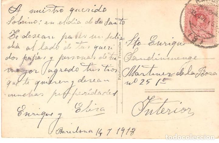 Postales: postal con chica 1918 postal - Foto 2