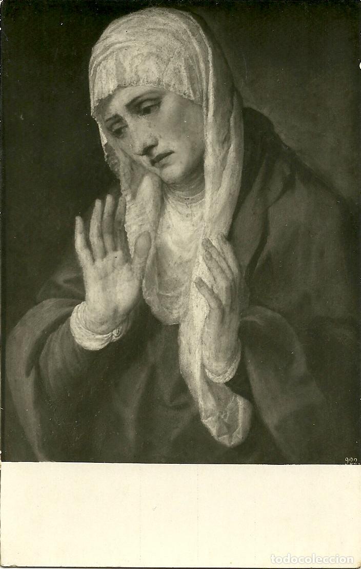 Postales: LA VIRGEN DE LOS DOLORES TIZIANO