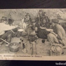 Postales: POSTAL ANTIGUA 1904 - GM 41 MARSEILLE , LA BOUILLABAISE AU CABANON - CIRCULADA Y FECHADA