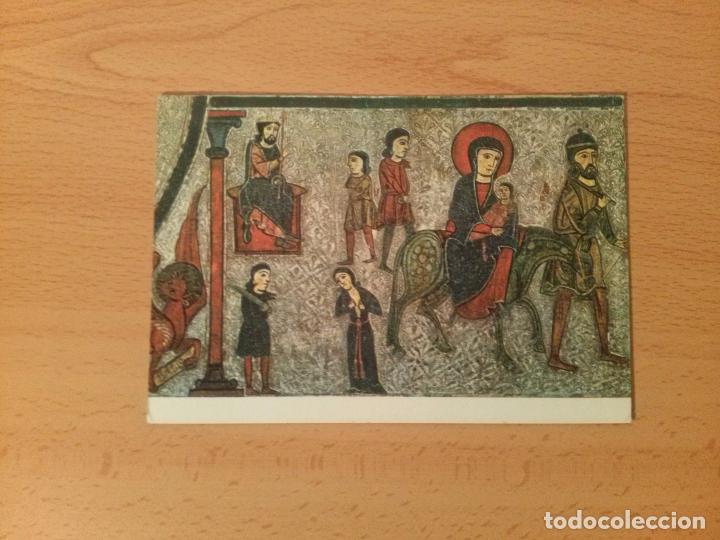 Cartes Postales: Postal Museo de Arte de Catalu&ntilde;a. Hu&iacute;da a Egipto y degollaci&oacute;n de los inocentes. N&ordm;37. Escudo de Oro