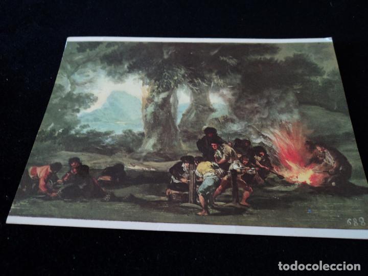 Postcards: n&ordm; 3 el escorial casita del principe goya fabricacion de balas circulada 1970