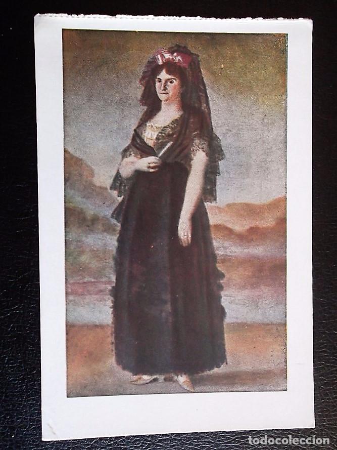 Postales: Cuadro: Reina Do&ntilde;a Mar&iacute;a Luisa de Goya. 728 Museo del Prado. Heliotipia Art&iacute;stica Espa&ntilde;ola. Nueva