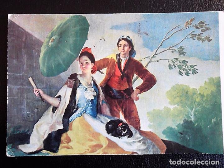 Postales: Cuadro: El Quitasol de Goya. 773 Museo del Prado. Ediciones de Arte Offo. Nueva