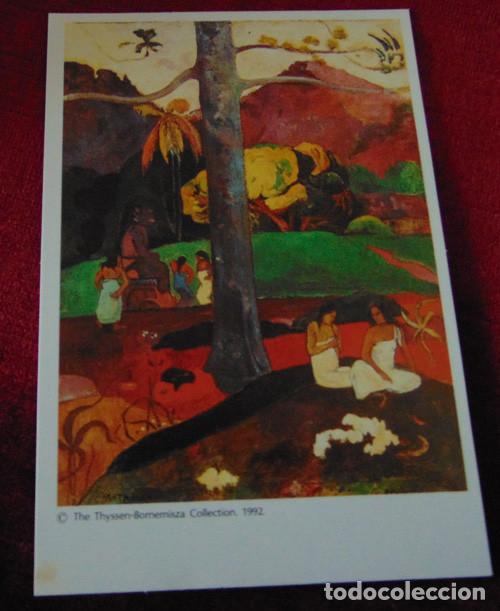 Postales: POSTAL PAUL GAUGUIN - MATA MUA (ANTA&Ntilde;O) 1892 - MUSEO THYSSEN BORNEMISZA