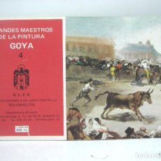 Postales: LIBRO 10 POSTALES -GRANDES MAESTROS DE LA PINTURA GOYA 4 -1975 ALPE -ASOCIACION POLIOMIELITIS POSTAL. Lote 84146940