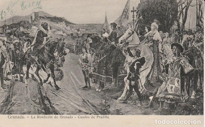Postkarten: N&ordm; 31176 POSTAL LA RENDICION DE GRANADA CUADRO DE PRADILLA